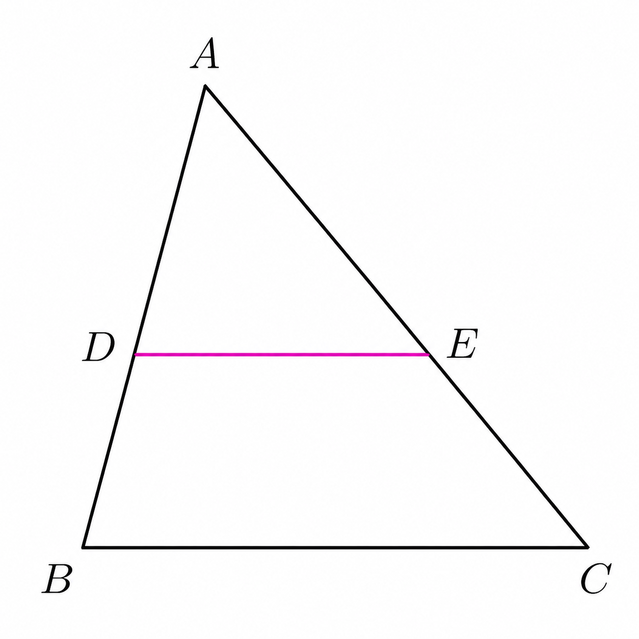 Converse of the Triangle Proportionality Theorem