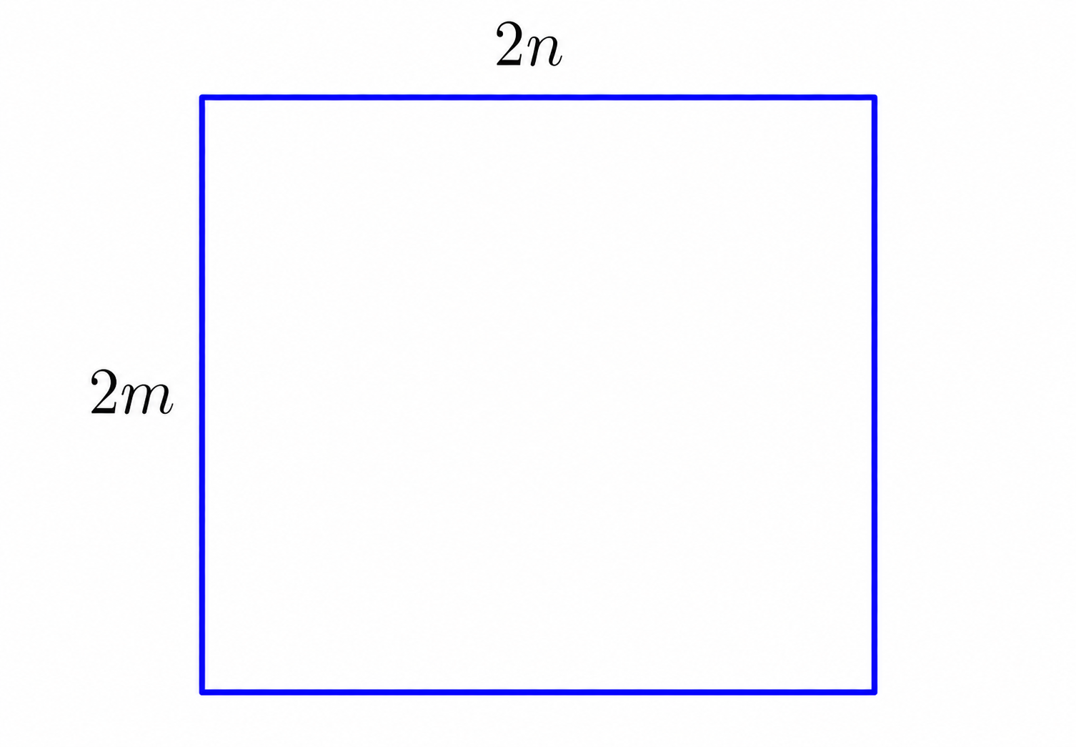 2m by 2n grid