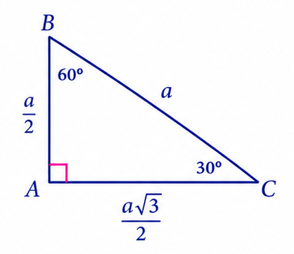 30-60-90 right triangle