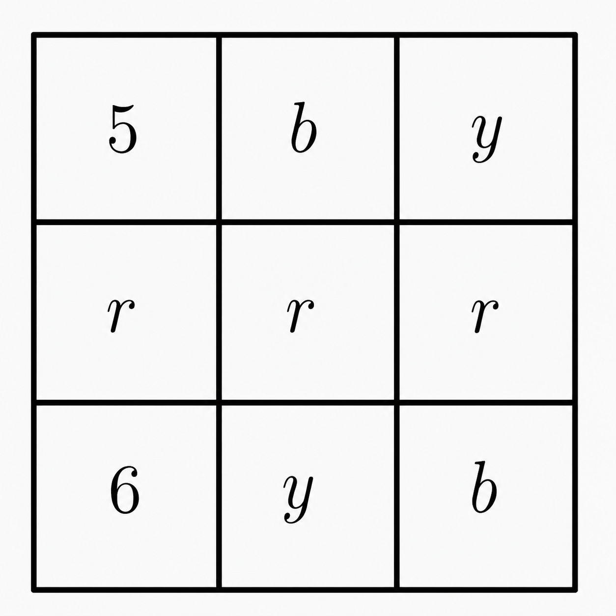 Case 4-2 where square 4 is red