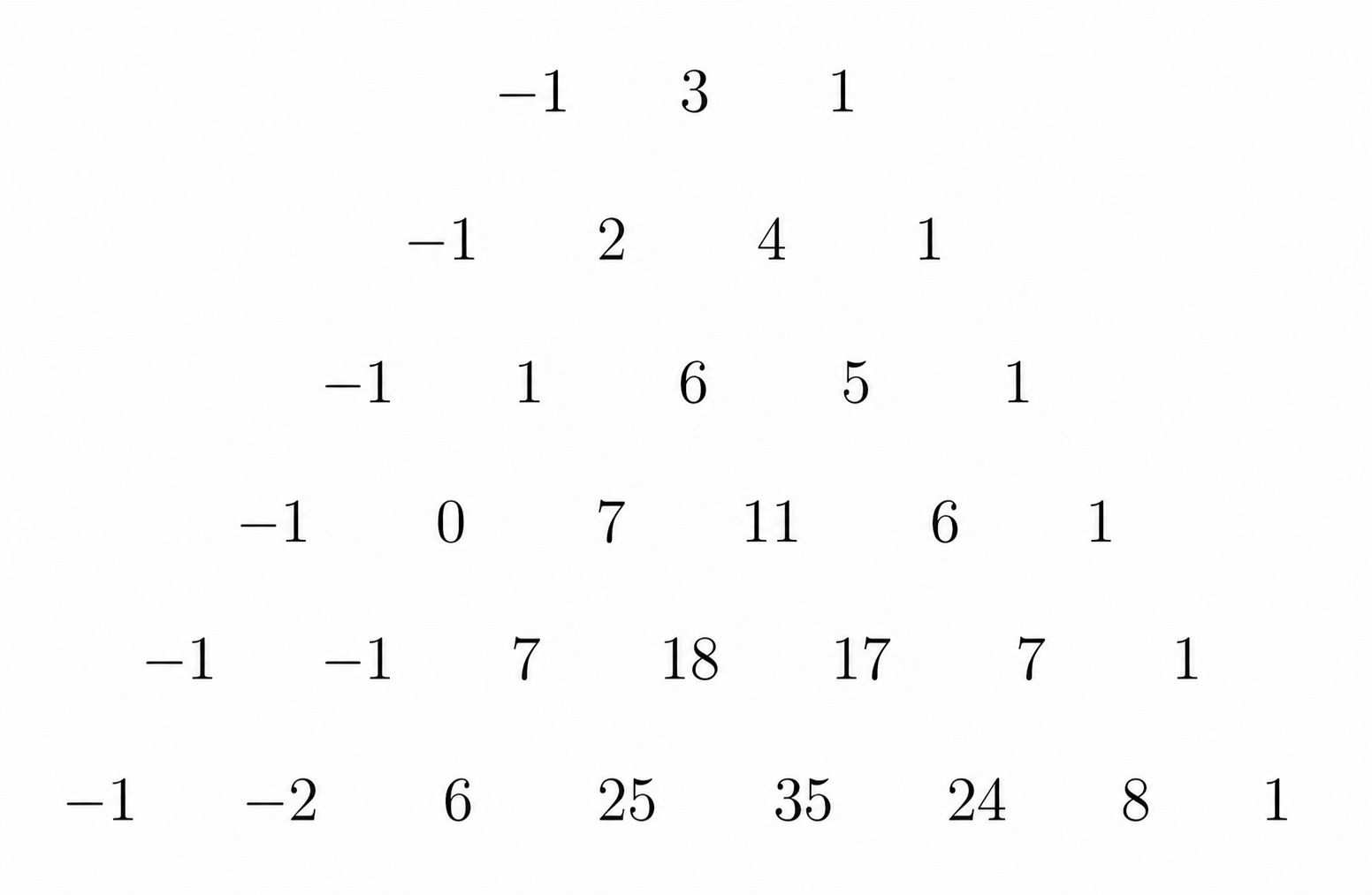 Third number pattern